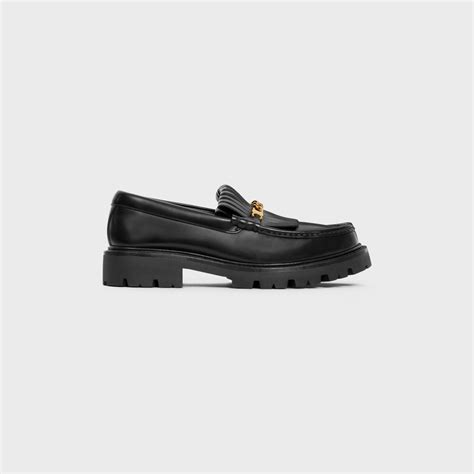 Women's Margaret chunky loafer with fringes and Triomphe chain 